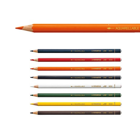  STABILO All-STABILO Colored Pencil For Film & Glass, Black :  Wood Colored Pencils : Office Products