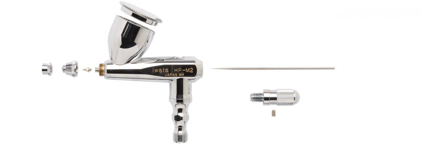 Replacement parts for the Iwata Revolution HP-M2 airbrush