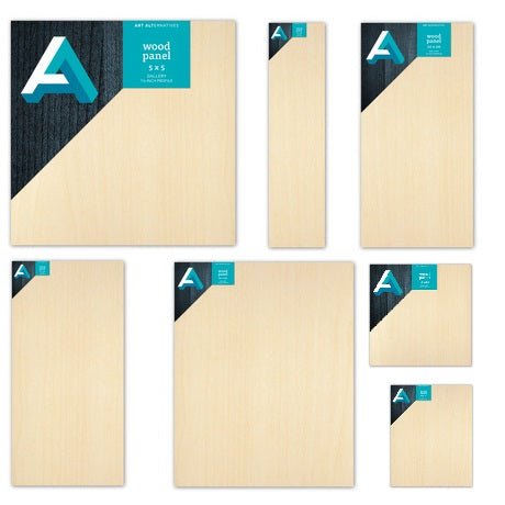 Art Alternatives 1-1/2 inch Profile Cradled Birch Wood Panels - merriartist.com