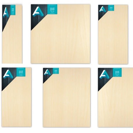 Art Alternatives 3/4 inch Profile Cradled Birch Wood Panels - merriartist.com