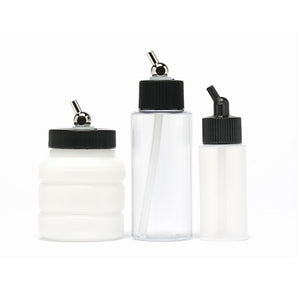 Siphon Feed Bottles and Cups for Iwata Airbrushes