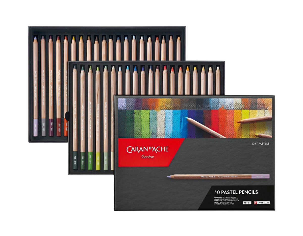 Caran d'Ache Pastel Pencils - The Merri Artist - merriartist.com