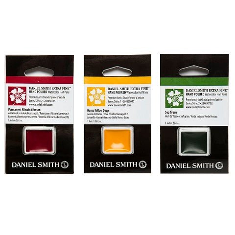 Daniel Smith Extra Fine Watercolor Half Pan Refills - merriartist.com