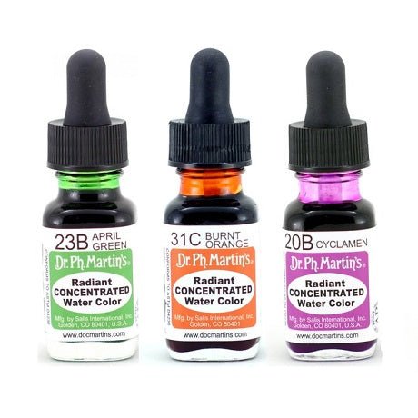 Dr. PH Martin Radiant Watercolor Concentrates - merriartist.com