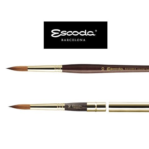Escoda Reserva Kolinsky Tajmyr Water Brushes - merriartist.com