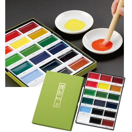 Gansai Tambi Japanese Watercolors - merriartist.com