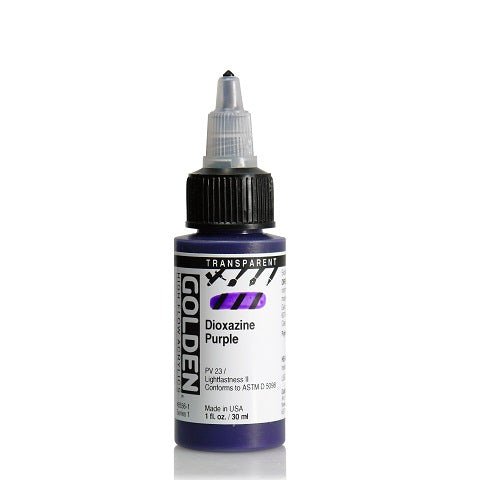 Golden High Flow Acrylics in 1 ounce bottles - merriartist.com
