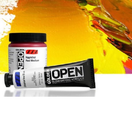Golden OPEN Acrylics - merriartist.com