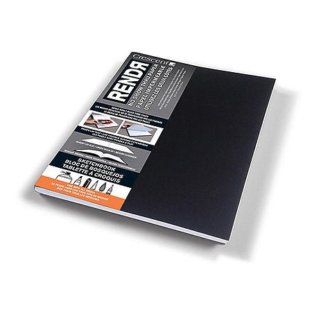 Marker Paper Sketchbook, Bleedproof Art Marker Pad, (8.27 X 11.69) Inch,  White, 40 Sheets