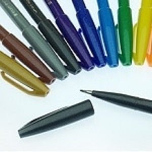 Pentel Fude Touch Sign Pens