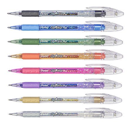Pentel Dual Metallic Gel Pens Sparkly Glitter Metallic Pens