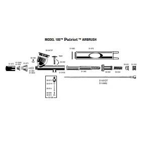 Badger Airbrush Replacement Part 50-019HR High Roller Trigger 