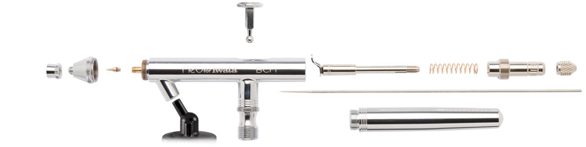 Replacement Parts for the Iwata Neo BCN Airbrush - The Merri Artist - merriartist.com