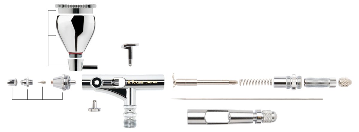 Replacement Parts for the Side-Feed Iwata Custom Micron Takumi - The Merri Artist - merriartist.com