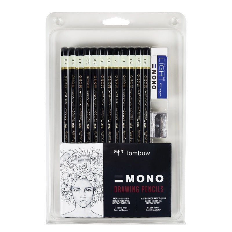 Tombow MONO Professional Drawing Pencils - The Merri Artist - merriartist.com