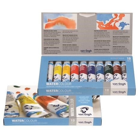 Van Gogh Watercolors - The Merri Artist - merriartist.com