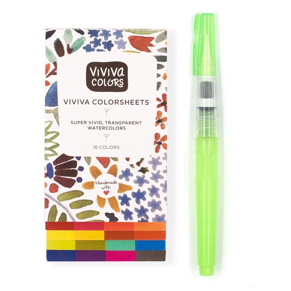Viviva Colorsheets Watercolors - The Merri Artist - merriartist.com