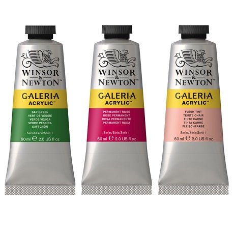 Winsor & Newton Galeria Acrylics - The Merri Artist - merriartist.com