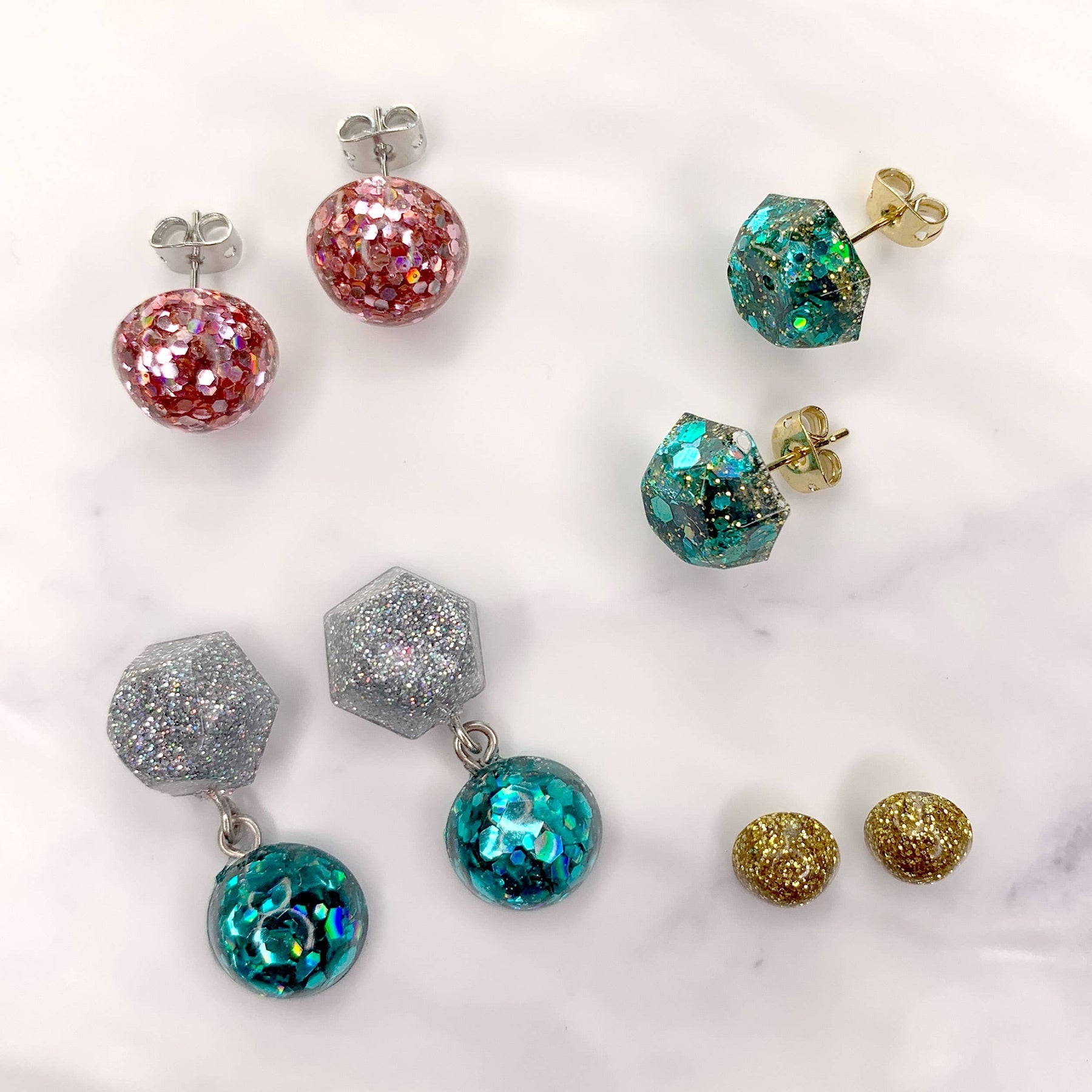Jewelry Made by Me - Post Earrings UV Resin DIY Kit