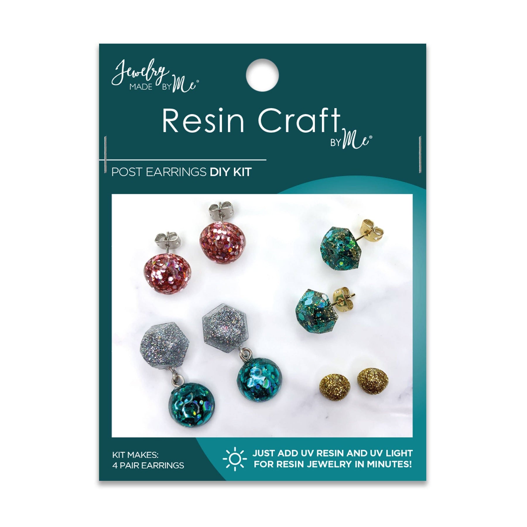 Jewelry Made by Me - Post Earrings UV Resin DIY Kit