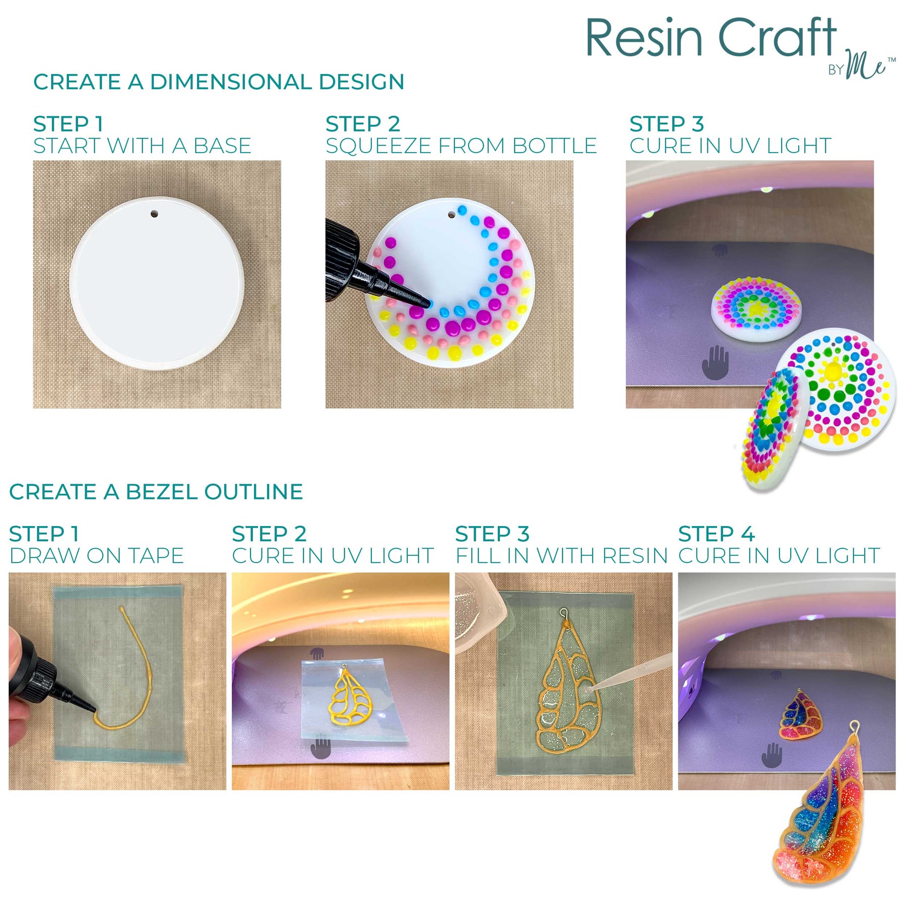 Jewelry Made by Me - Bloom Assortment UV Resin Icing 10ml 4pc