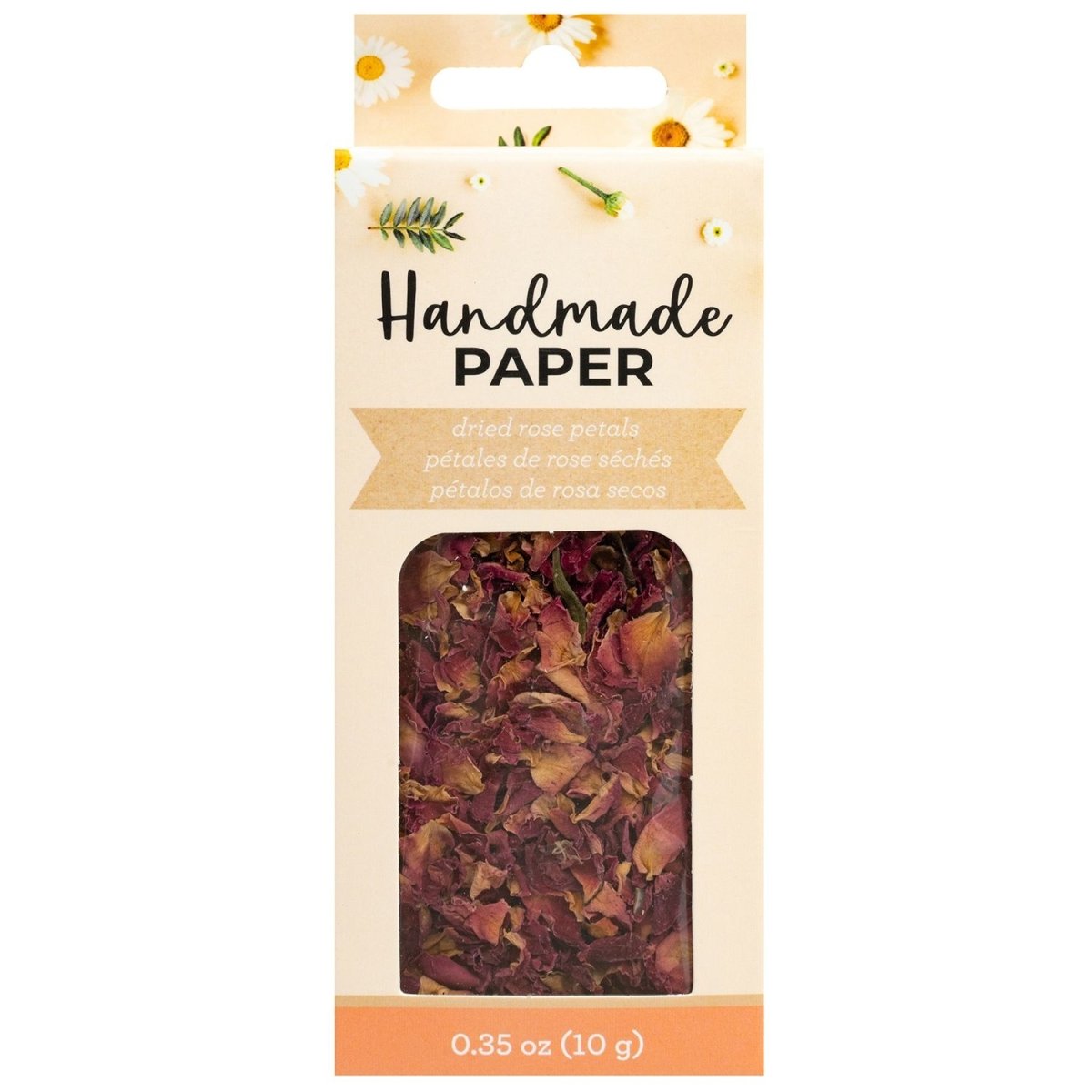 American Crafts Handmade Paper Mix - Ins - Rose Petals (.35 ounces) - The Merri Artist - merriartist.com