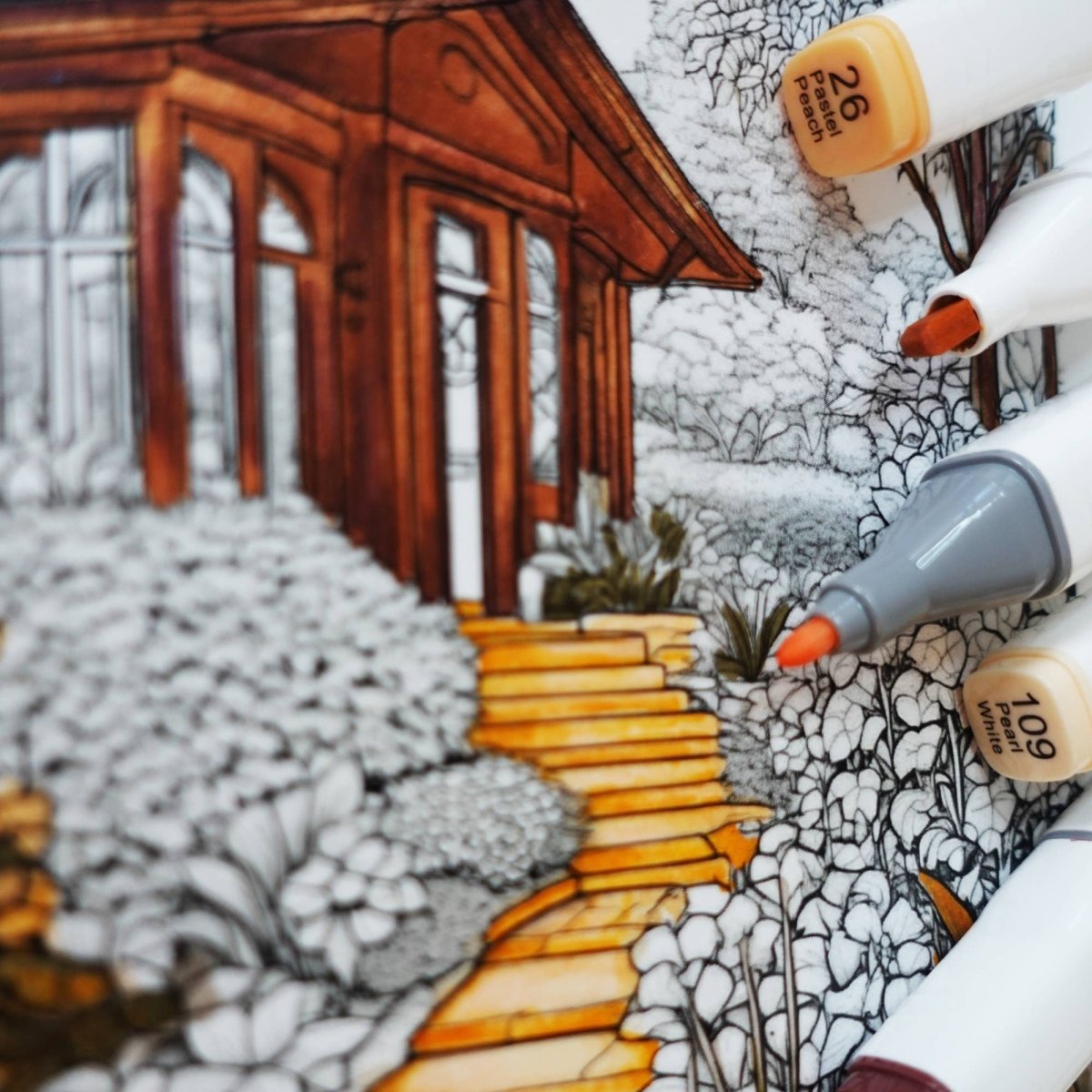 Angels Craft Dual Tip Alcohol Ink Markers - 48 Color Set - Primary Colors - The Merri Artist - merriartist.com