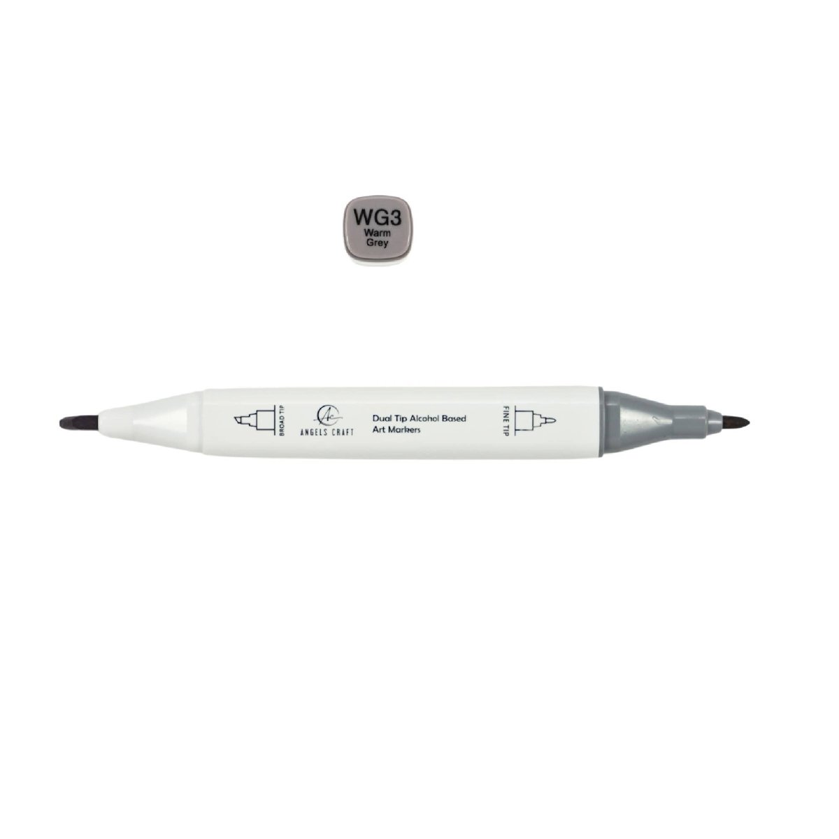 Angels Craft - Dual Tip Primary Markers 24 pcs - Alcohol Based - The Merri Artist - merriartist.com