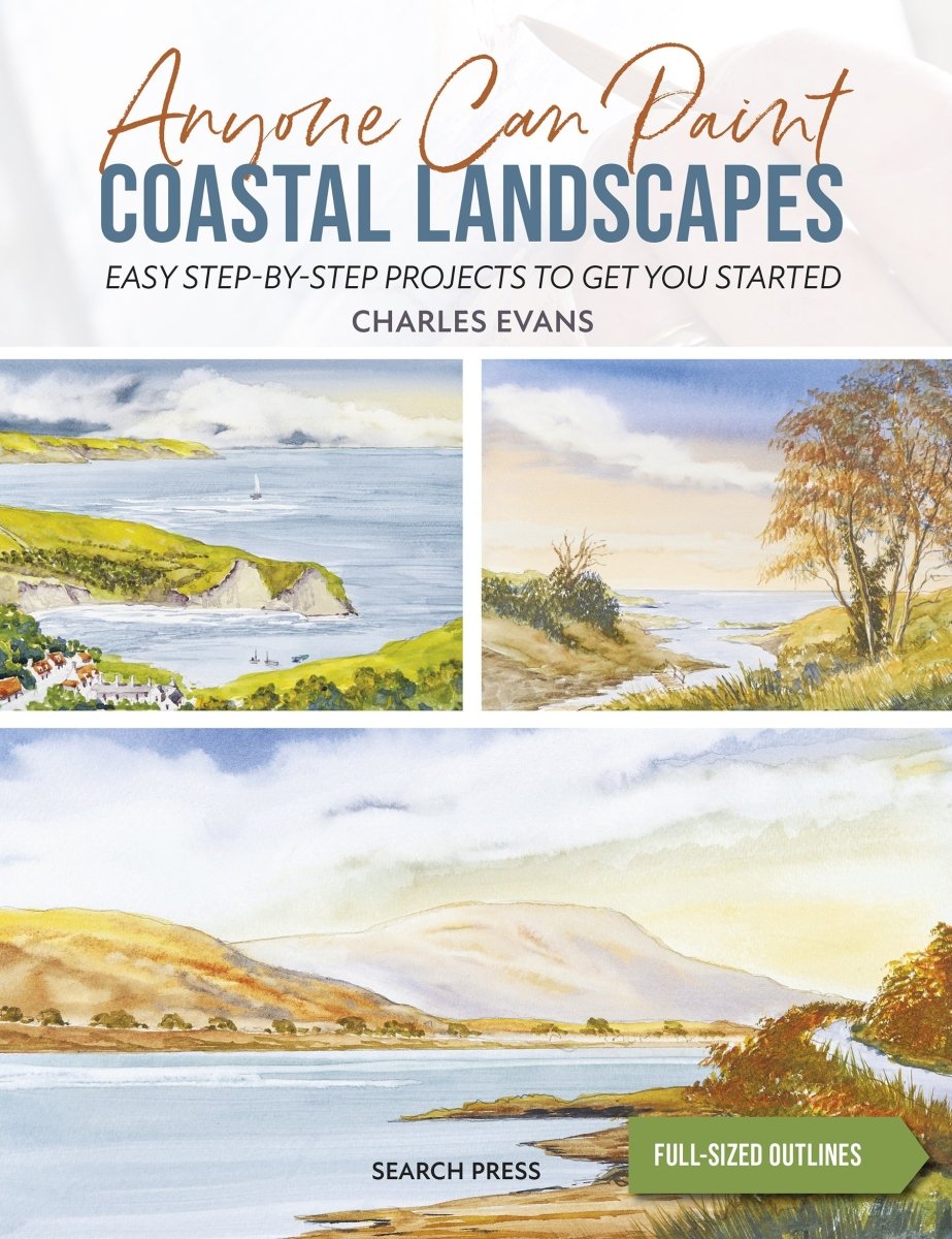 Anyone Can Paint Coastal Landscapes - 6 easy step - by - step projects to get you started by Charles Evans - The Merri Artist - merriartist.com
