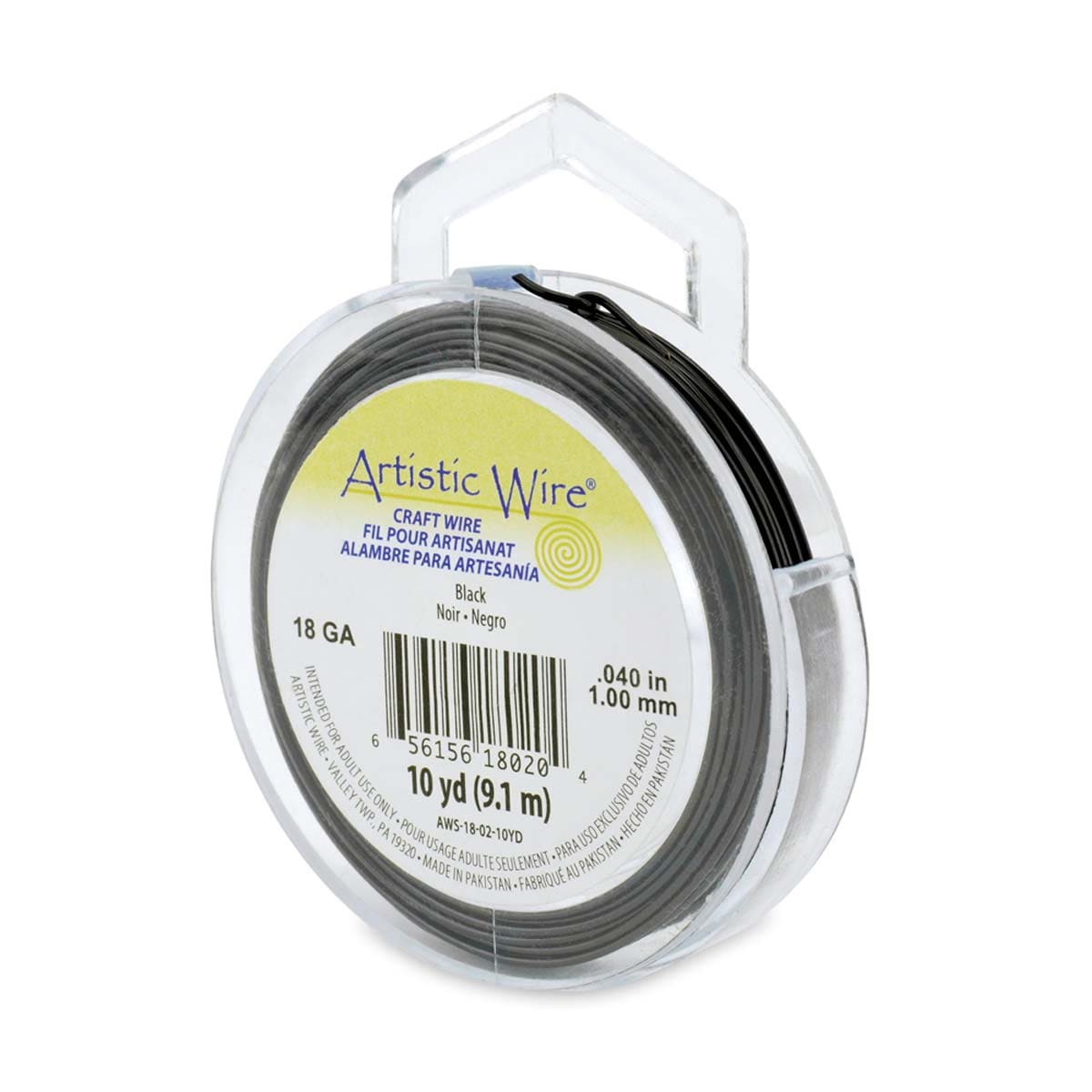 Artistic Wire 18 Gauge Soft Copper Wire - Black - 10 Yards - The Merri Artist - merriartist.com