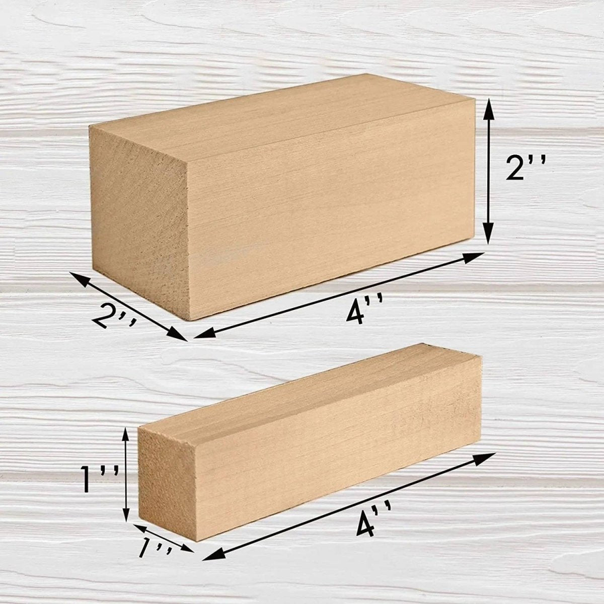 BeaverCraft - BW1 - Wood Carving Blocks Set of Basswood - The Merri Artist - merriartist.com