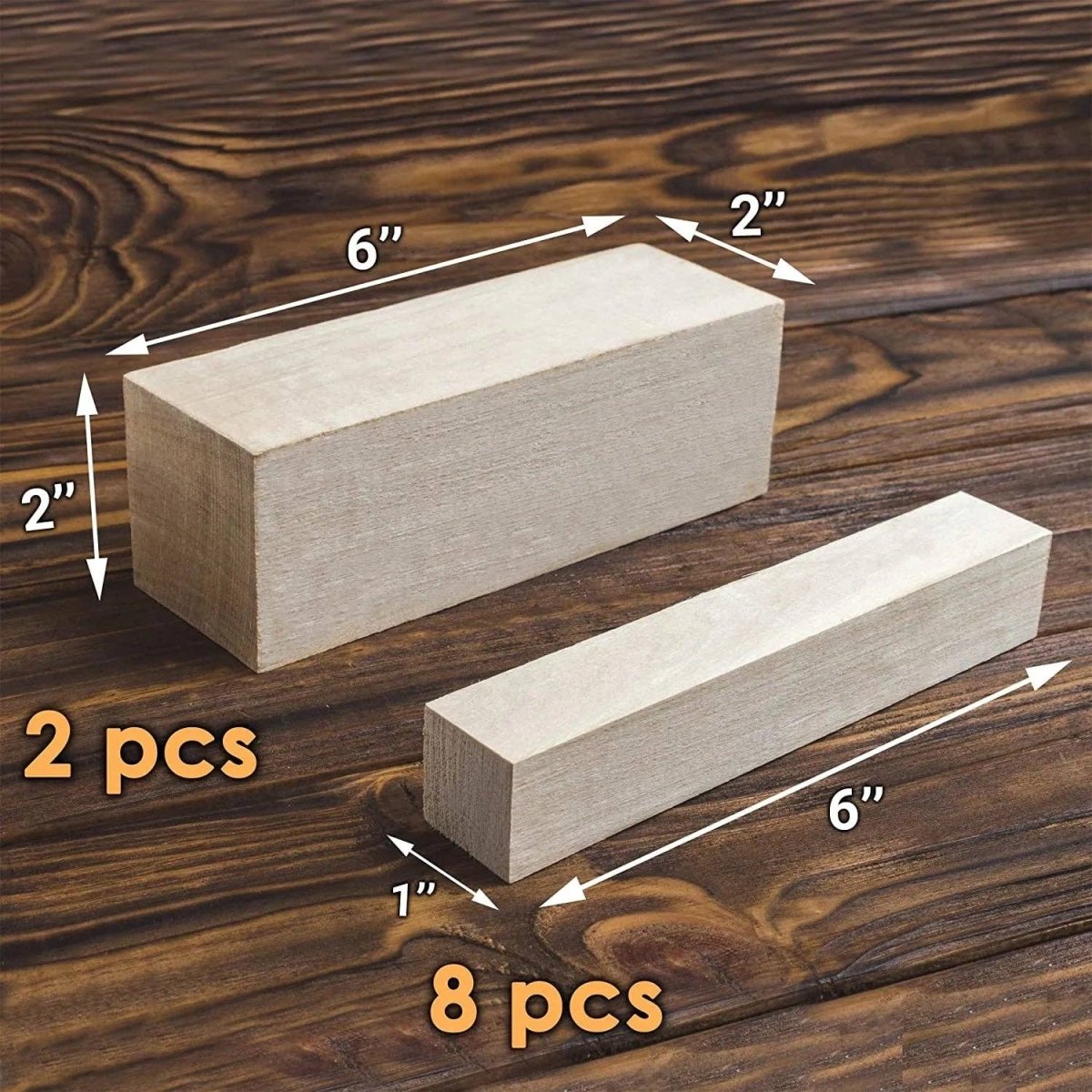 BeaverCraft - BW10 - Set of Basswood Carving Blocks 10 pcs - The Merri Artist - merriartist.com