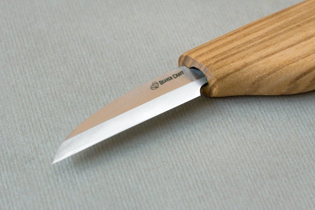 BeaverCraft - C16 - Big Roughing Knife Craft Tool - The Merri Artist - merriartist.com