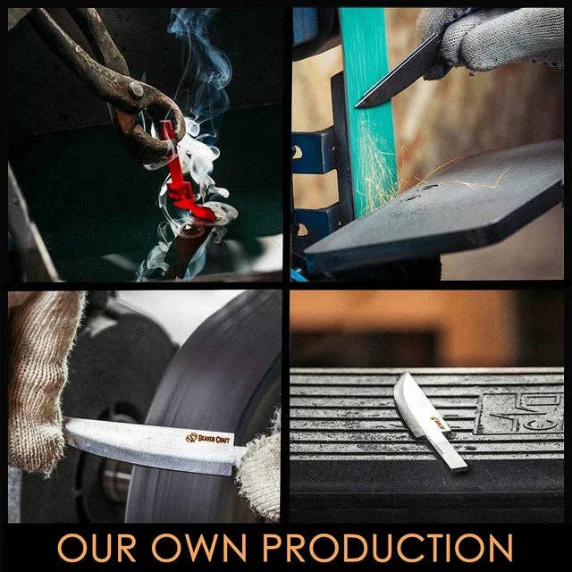 BeaverCraft - C4s - Whittling Knife with Leather Sheath Craft Tool - The Merri Artist - merriartist.com