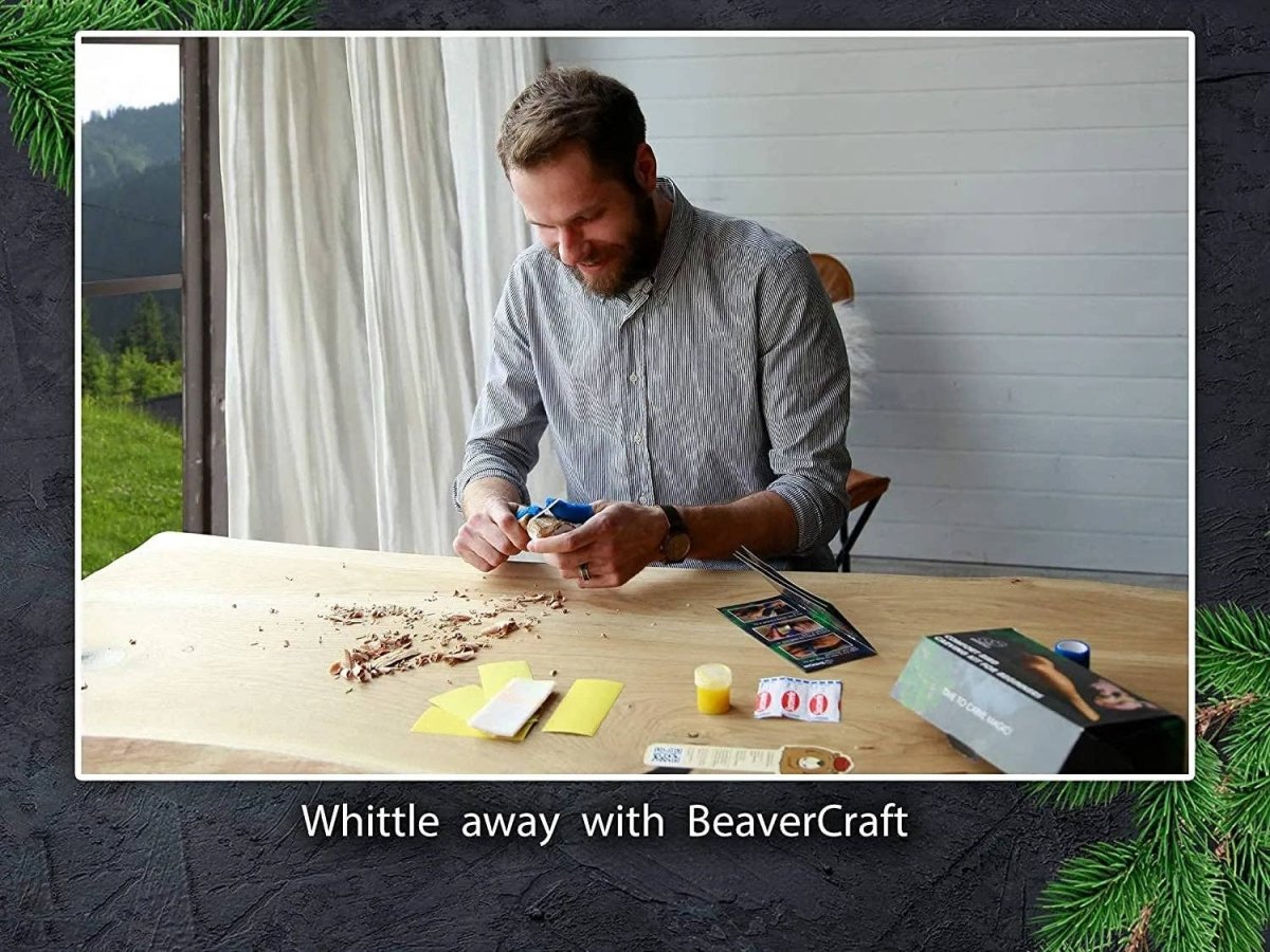BeaverCraft - DIY01 - Comfort Bird Carving Whittling Starter Kit - The Merri Artist - merriartist.com