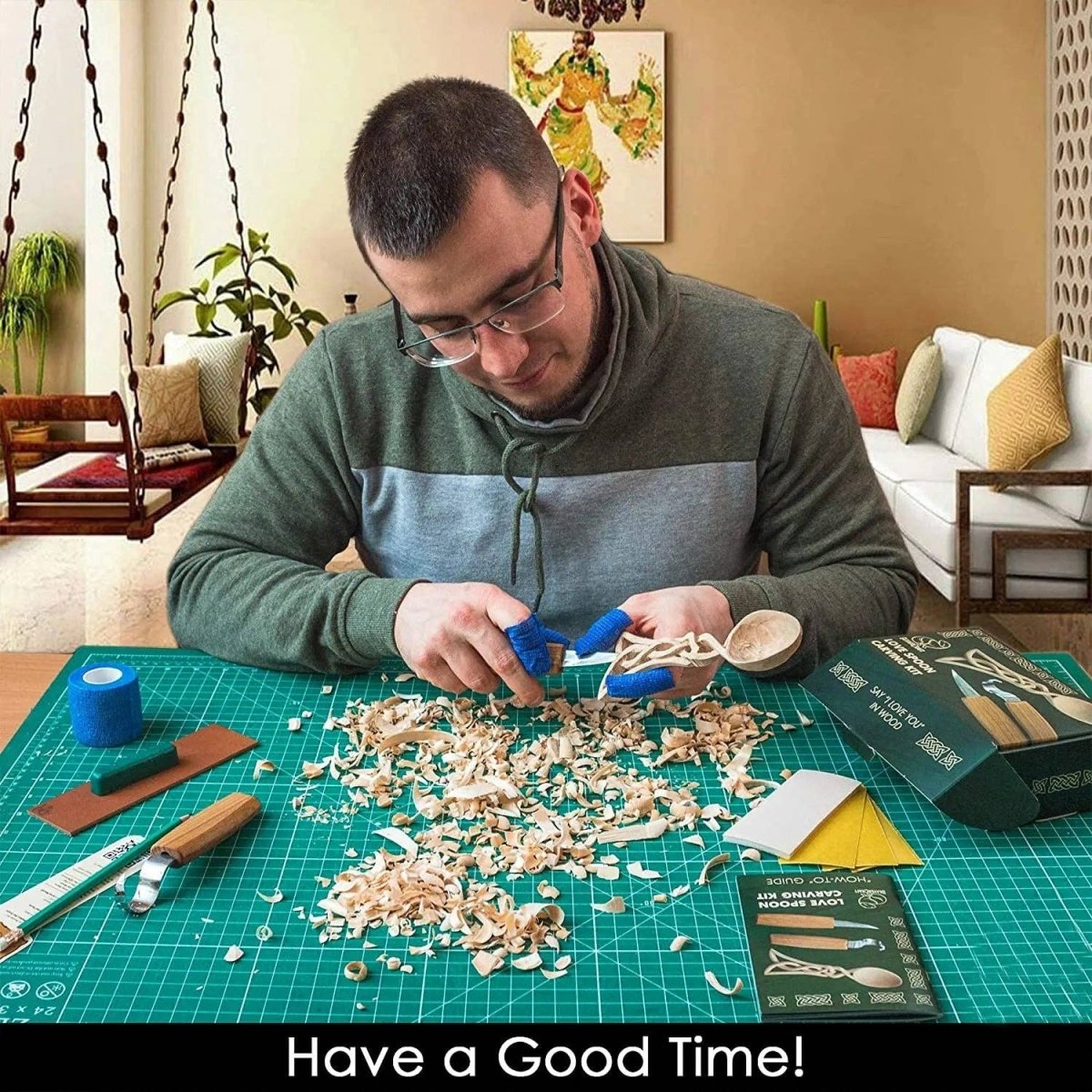 BeaverCraft - DIY04 - Celtic Spoon Carving DIY Craft Kit - The Merri Artist - merriartist.com