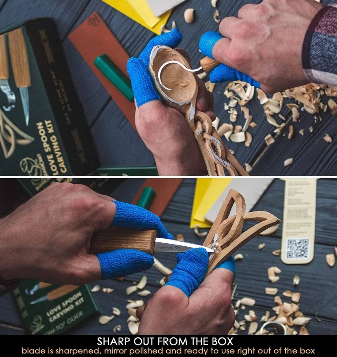 BeaverCraft - DIY04 - Celtic Spoon Carving DIY Craft Kit - The Merri Artist - merriartist.com