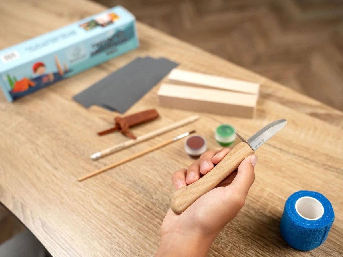 BeaverCraft - DIY08 - Spruce Tree Carving Kit - The Merri Artist - merriartist.com