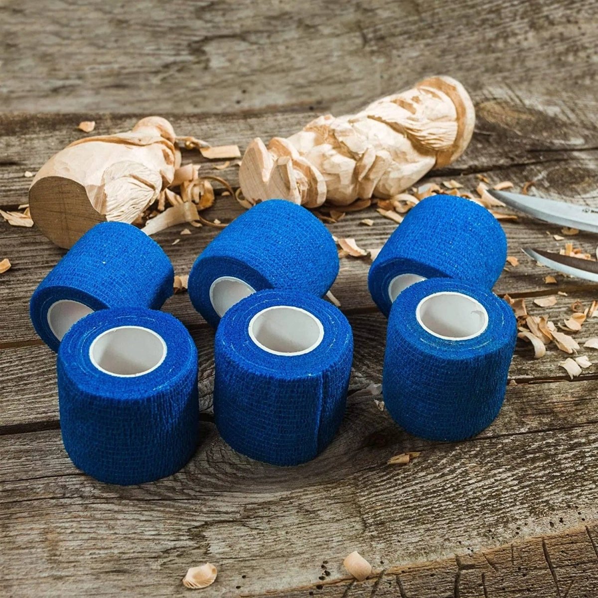 BeaverCraft - NCT6 - Cut Resistant Adherent Wrap Tape for Wood Carving and Whittling (6 rolls) - The Merri Artist - merriartist.com