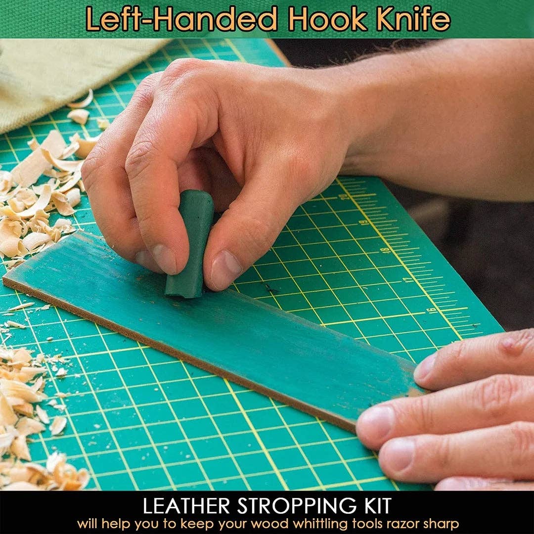 BeaverCraft - S13L - Wood Carving Tool Set for Spoon Carving (Left handed) - The Merri Artist - merriartist.com