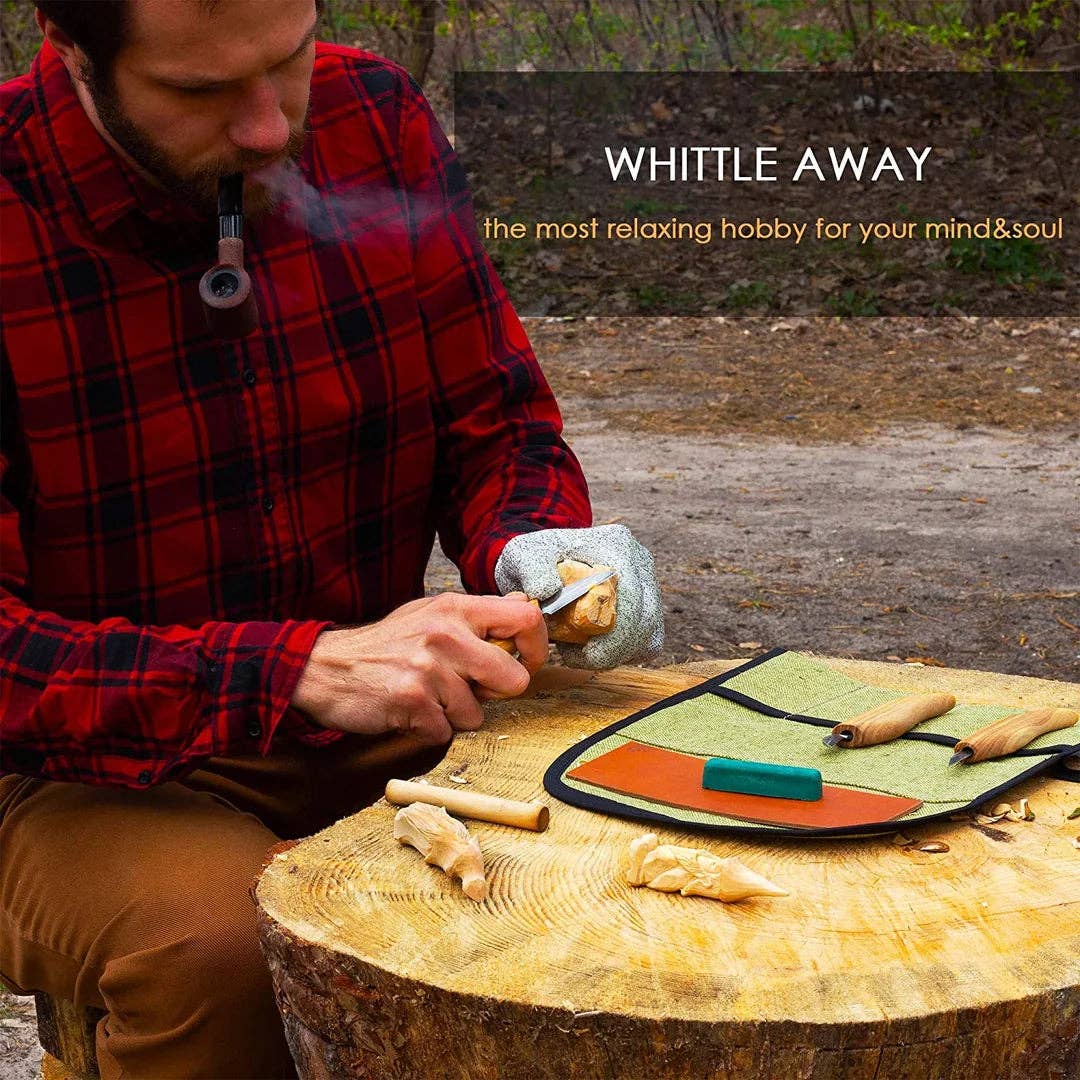 BeaverCraft - S15 - Chip and Whittle Craft Tool Knife Set - The Merri Artist - merriartist.com
