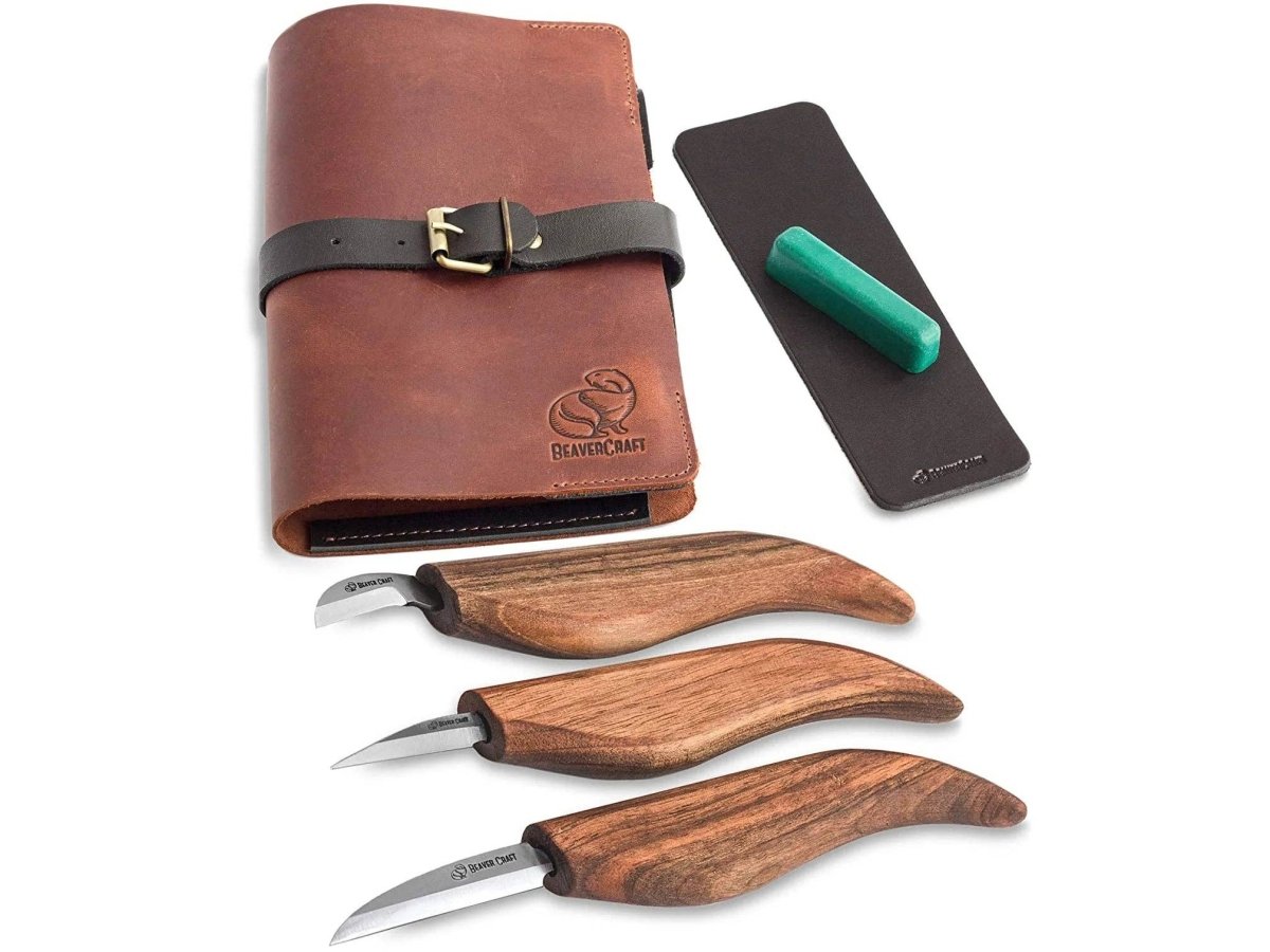 BeaverCraft - S15X - Premium Wood Carving Set - The Merri Artist - merriartist.com