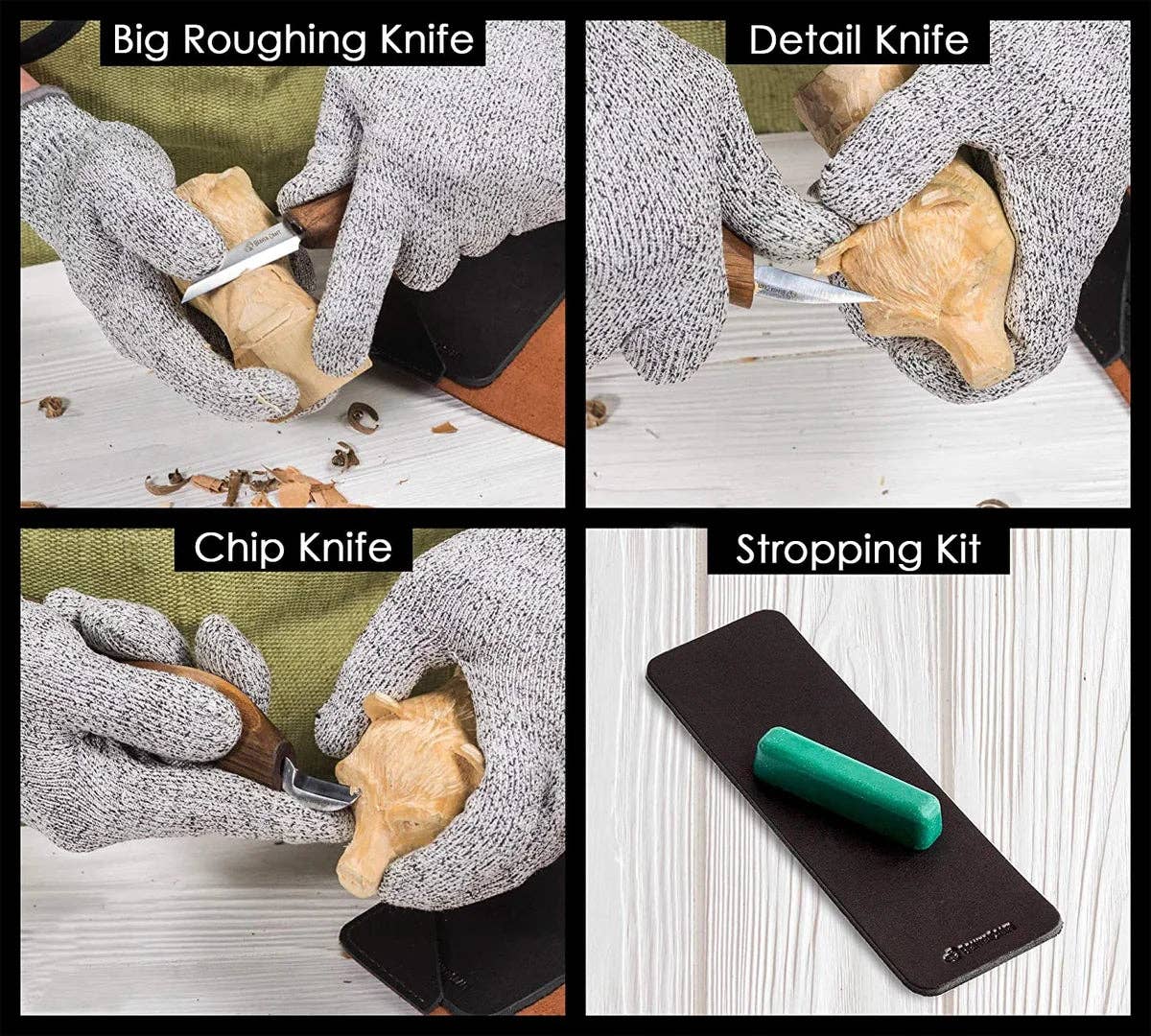 BeaverCraft - S15X - Premium Wood Carving Set - The Merri Artist - merriartist.com