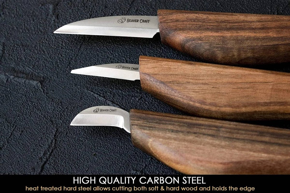 BeaverCraft - S15X - Premium Wood Carving Set - The Merri Artist - merriartist.com