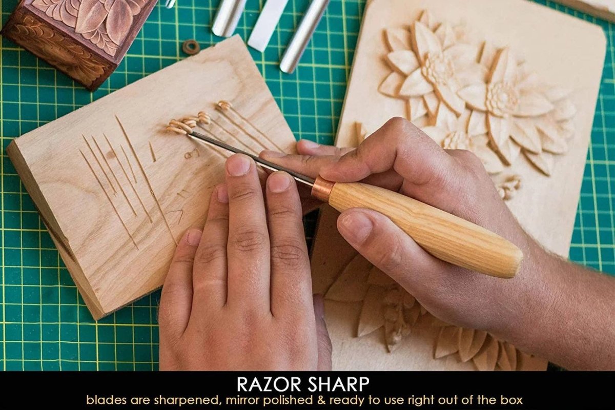 BeaverCraft - SC01 - Gouge Wood Carving Tools Set - The Merri Artist - merriartist.com