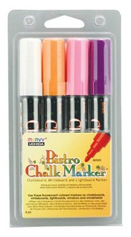 Bistro Chalk Marker Fluorescent Set B - The Merri Artist - merriartist.com
