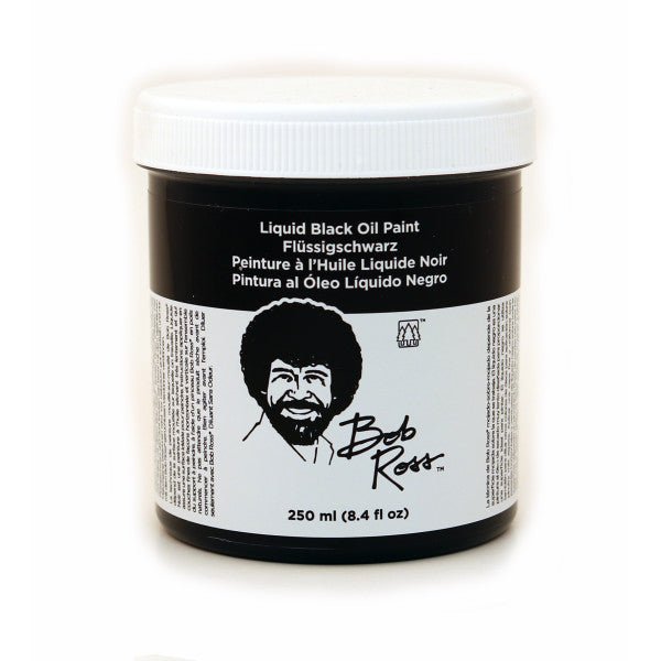 Bob Ross Liquid Black 250 ml - The Merri Artist - merriartist.com
