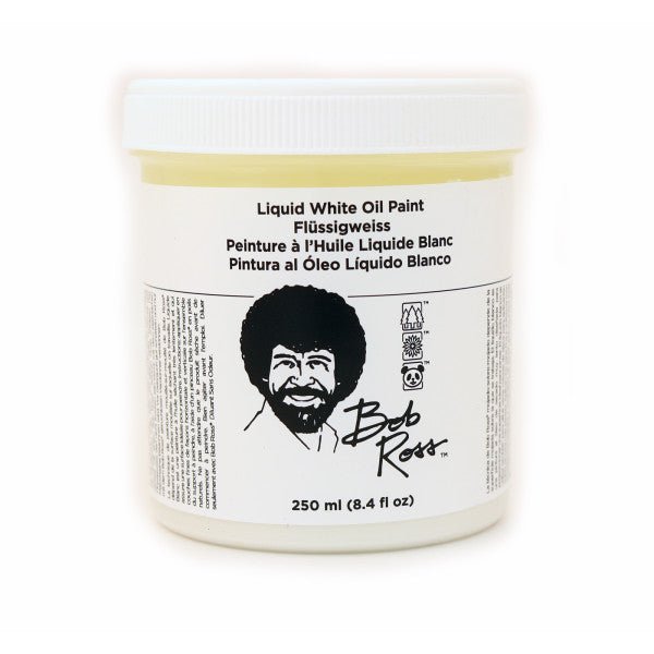 Bob Ross Liquid White 8.4 oz (250 ml) - The Merri Artist - merriartist.com