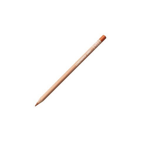Caran d'Ache Luminance 6901 Colored Pencil - 077 Burnt Ochre - The Merri Artist - merriartist.com