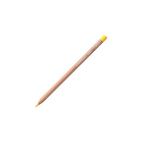 Caran d'Ache Luminance 6901 Colored Pencil - 820 Golden Bismuth Yellow - The Merri Artist - merriartist.com